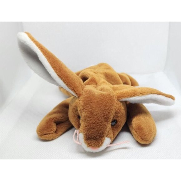 2 Vintage The Beanie Babies Ears 95 & Floppity 96 Stuffed Animals Bundle - Picture 5 of 11